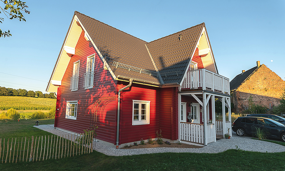 Fjorborg Holzhaus - Haustyp Göteborg - 1,5 geschossiges Haus - BV 7256