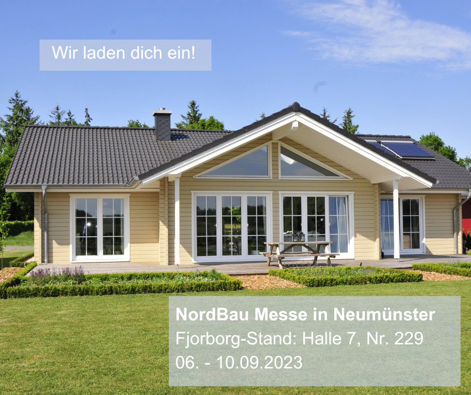 Fjorborg Häuser - News - Einladung zur Baufachmesse: NordBau in Neumünster